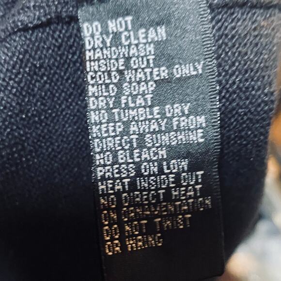 Vintage Y2k Michael Simon Sequined Cardigan Beach Island Hut Sweater Black M - Picture 9 of 9